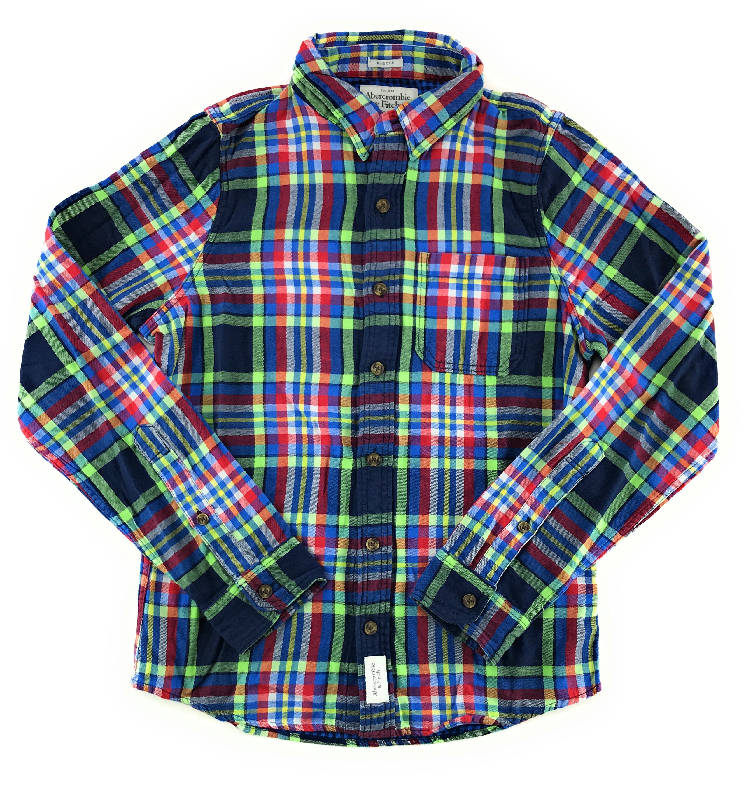 abercrombie and fitch mens flannel