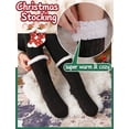 thumbnail image 2 of Calcetines Pantuflas de Mujer EBMORE, Peludos, Cálidos y Acogedores para Invierno, Color Negro, 2 of 6