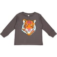 thumbnail image 3 of Inktastic Tiger Head Boys or Girls Long Sleeve Toddler T-Shirt, 3 of 5