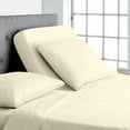 thumbnail image 2 of CCNY Top Split Flex Sheet Set for Adjustable Bed 36" Split Head King Ivory 600 TC Egyptian Cotton 4pc fits upto 18" Deep Pocket, 2 of 8