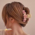thumbnail image 3 of Cheers US Large Hair Claw Clips for Women, Cute Peach Hair Clips for Girl Women Claw Clip for Thin Thick Curly Hair Nonslip Strong hold French Design Hair Styling Accessories, 3 of 7