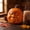 B, variant on Funny Smiling Pumpkin Figurine, Whimsical Halloween Tabletop Decor, Multicolor Plastic Pumpkin Ornament for Home Office Shelf & Festive Party Decoration