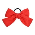 thumbnail image 1 of Bandeau Grand pour Cheveux, Pince à Ressort, Nœud Réglable, Multicolore, Sans Accroc, Porte-Queue, Épingles à Cheveux, Chouchous pour Filles, Orange, 1 Ensemble, 1 of 5