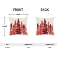 thumbnail image 2 of Christmas Pillow Covers 18 X 18 Inch Set of 2, Red Christmas Trees Decoration Throw Pillow Covers Holiday Farmhouse Winter Pillowcase for Couch Home Sofa Indoor Outdoor Decor, 2 of 6