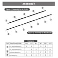 thumbnail image 3 of Heavy Duty Weighted Metal Pergola Rods with Eye Loops for Pergola Covers, Patio Canopy Covers, Sun Shade Panels, Curtains, Drapes - Various Lengths(us pending) (5 FT), 3 of 7