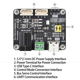 thumbnail image 5 of 4X Placa Controladora de Circuito de Control de Fuente de Alimentación Integrada con Adaptador de Servo de Bus Serial para Servos de Bus Serial de la Serie STSC, 5 of 5