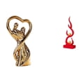 thumbnail image 1 of Estatua de pareja,Figura de pareja,arte moderno,artesanía,regalo de boda,Escultura de pareja para decoración de San Valentín,Escultura abstracta de fuego,Estatua de arte abstracto,adorno, 1 of 8