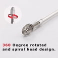thumbnail image 4 of Spring Ear Wax Cleaner Tool Set Ear Cleaner Ear Cleaner Tool Ear Wax Removal Spoon Double Ended with Stainless 360° Spiral Ear Massage Cleaning Tool Ear Cleaner Cleaning Brush and Storage Box Silver, 4 of 7