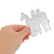 thumbnail image 5 of Moluckfu 2Ud Troqueles Metálicos De Para Manualidades Caballo Plantillas De Estampado, 5 of 8