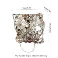 thumbnail image 3 of Weloille Crossbody Bag 1 Pack, Sequins Fashion Chain Underarm Bag, Trendy Unique Mini Bucket Handbag, Lightweight Portable Shoulder Bag for Girl Daily Outing Party Shopping Travel, 3 of 6