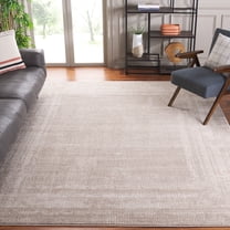 SAFAVIEH Continental Lecia Distressed Area Rug, Ivory/Beige, 6'7" x 9'