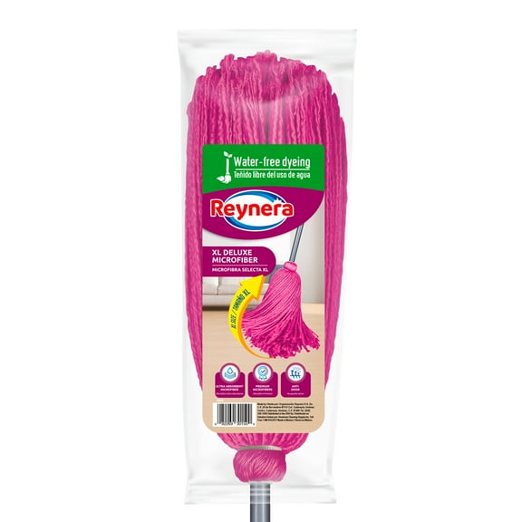 Trapeador Microfibra 12 Pz Reynera Industrial Extra Largo Lavanda