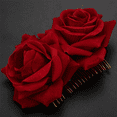 thumbnail image 6 of 10X Rose Flower Hair Clip Slide Flamenco Dancer Pin Brooch Lady Styling Accessories, 6 of 9
