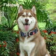 thumbnail image 4 of WWS-Martingale Collar for Dogs Floral Dog Collars for Small Medium Large Dogs with Buckle Adjustable Soft Nylon Dog Collar (Blue Pink Flower, Medium), 4 of 4