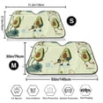 thumbnail image 3 of Balery Avocado For Exercise Windshield Sun Shade, Car Front Window Sunshade Cover ,Automotive Interior Portected Blocks Uv Rays For Car Pickup Truck Suv Accessories- Medium, 3 of 7