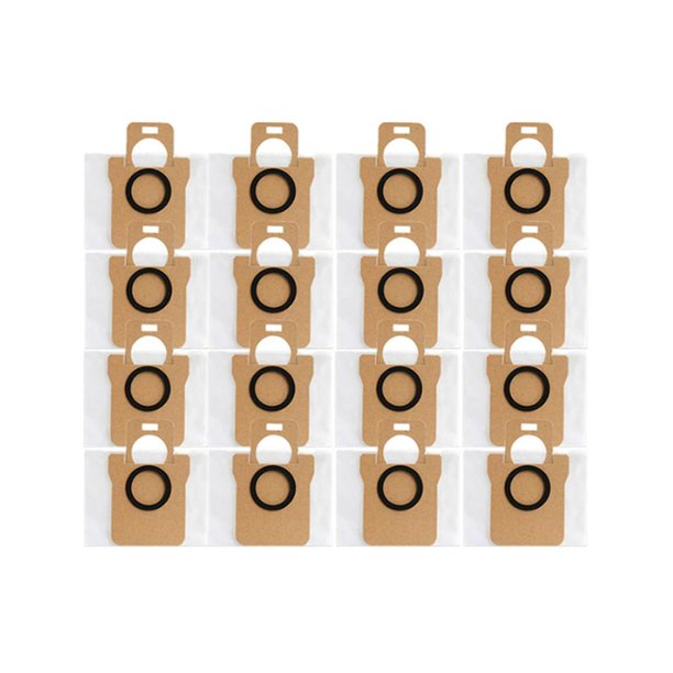 16 piezas Bolsa para polvo para aspiradora robot X10+, Omni 1s, B101cn / Bot S10 S20 Pro, X10 L10 L10s Ultra Vacuum