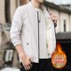 thumbnail image 4 of Chaquetas casuales cuello alto para hombre Chaqueta de engrosamiento terciopelo liso más a la moda CH-EGpangjing, 4 of 4