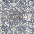 thumbnail image 6 of SAFAVIEH Stone Wash Pavel Floral Bordered Area Rug, Blue/Ivory, 4' x 6', 6 of 7