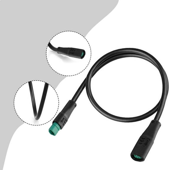 For Electric Bicycle 5 Pin Extension Cable Compatible With For Bafang Motors Fangkenuo