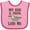 Pink and Fuchsia, variant on Inktastic My Gigi and Papa Love Me Girls Baby Bib