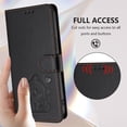thumbnail image 7 of Allytechgroup for Samsung Galaxy S26 Wallet Case, Cute Cat Embossed Flip Cover with Cards Slots  Cash Pocket Magnetic Closure Lanyard Phone Case for Samsung Galaxy S26, Black, 7 of 7