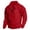 Red, variant on Leey-World Men's Quarter Zip Fleece Pullover, Stand Collar Thermal Long Sleeve Sweatshirt for Outdoor Casual Hiking(White,L)