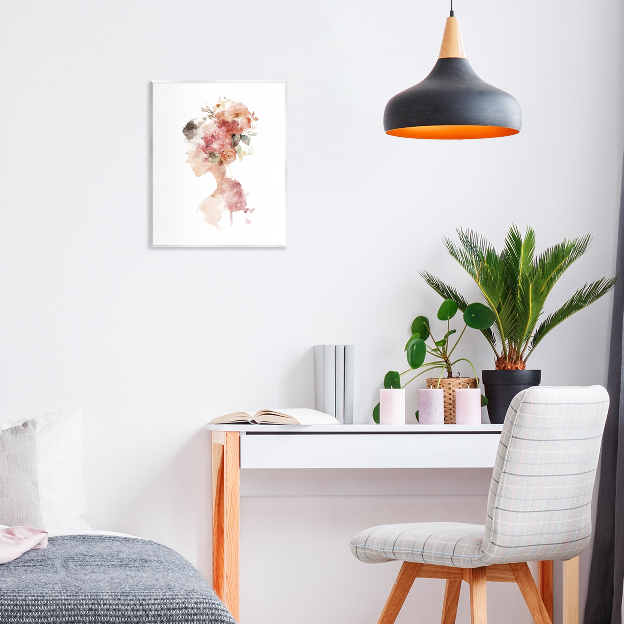 Stupell Industries Flowing With Petals Portrait Wall Plaque Art, design by Svetlana Aleynikova