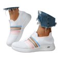 thumbnail image 3 of Breathable Flat Shoes With Decorative Cord Detailing for Everyday Outdoor Activity Casual Ons Women Comfortable -on Walking Footwear, 3 of 8