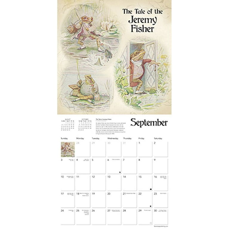 British Library: Beatrix Potter Wall Calendar 2024 (Art Calendar) - Book  Summary & Video, Official Publisher Page