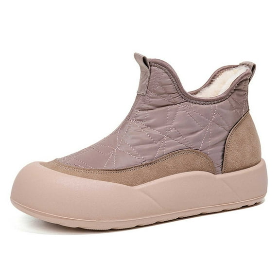 Boots For Women Fashionable Lined Snow Boots For Comfort And Style On Design With Warmth And Thick Sole For Winter Adventures Khaki