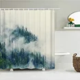 thumbnail image 6 of Nature Mist Forest Landscape Shower Curtain 3D Printing Waterproof Fabric Bathroom Curtains Bath Screen with, 6 of 6