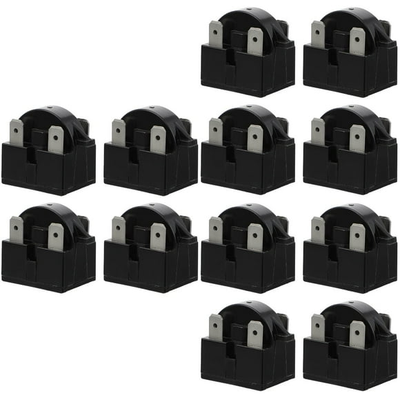 12 Pcs Starter Insert Refrigerator Fridge Plug-in Compressor Plastic