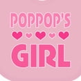 thumbnail image 4 of Inktastic Poppop Girl Granddaughter Girls Baby Bib, 4 of 4