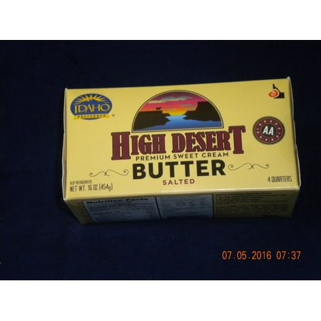Idaho High Desert Salted Premium Sweet Cream Butter Sticks, 16 oz 4 Count