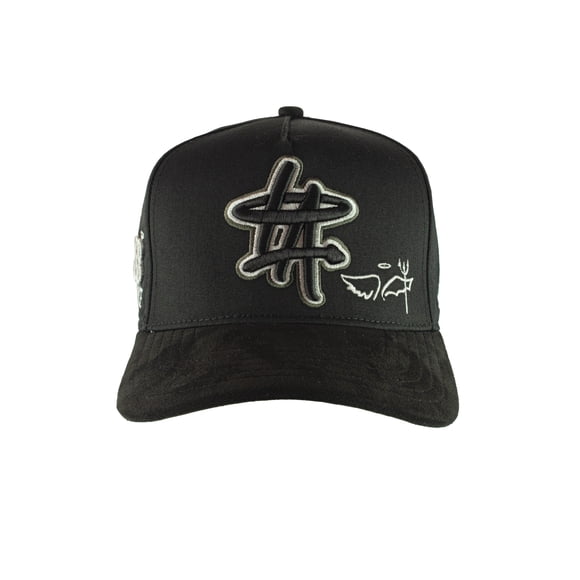GORRA JC HATS L.A BAD INFLUENCE BLACK/SILVER UNITALLA