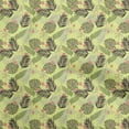 thumbnail image 1 of oneOone Cotton Cambric Yellow Fabric Tropical Leaf Diy Clothing Quilting Fabric Print Fabric By Yard 56 Inch Wide, 1 of 5