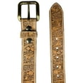 thumbnail image 7 of Embossed Full Grain Leather Belt - Wildlife (40 for 38" Waist), 7 of 7