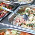 thumbnail image 6 of Qtmnekly 1/9 Size 4 Inch Deep Hotel Pans Anti Clogging Stainless Steel Steam Table Pans Commercial Metal Food Catering Trays Stainless steel Silver, 6 of 7