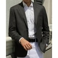 thumbnail image 2 of P&L Mens Sport Coat Classic Fit JacketStretch Plaid Blazer Stretch Blazer, 2 of 5