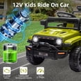 thumbnail image 5 of 1 Plastic + MetalBaby Car Bdm0936G Small Off-Road 12V4.5Ah LongweiMotor 390#*2Drive 12V500Ma Positive Energy, 5 of 9