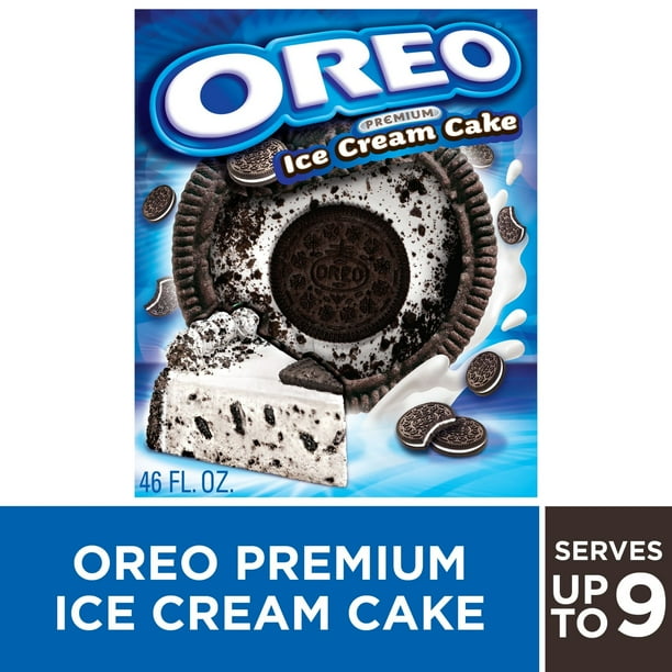 Oreo Premium Ice Cream Cake Made with Oreo Cookies and Vanilla Ice