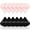 Black, Pink, variant on 12 Pieces Powder Puff Face Triangle Makeup Puff for Loose Powder Soft Body Cosmetic Foundation Sponge Mineral Powder Wet Dry Makeup Tool