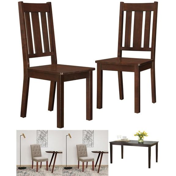Better Homes and Gardens 7-Piece Dining Set, Mocha/Beige