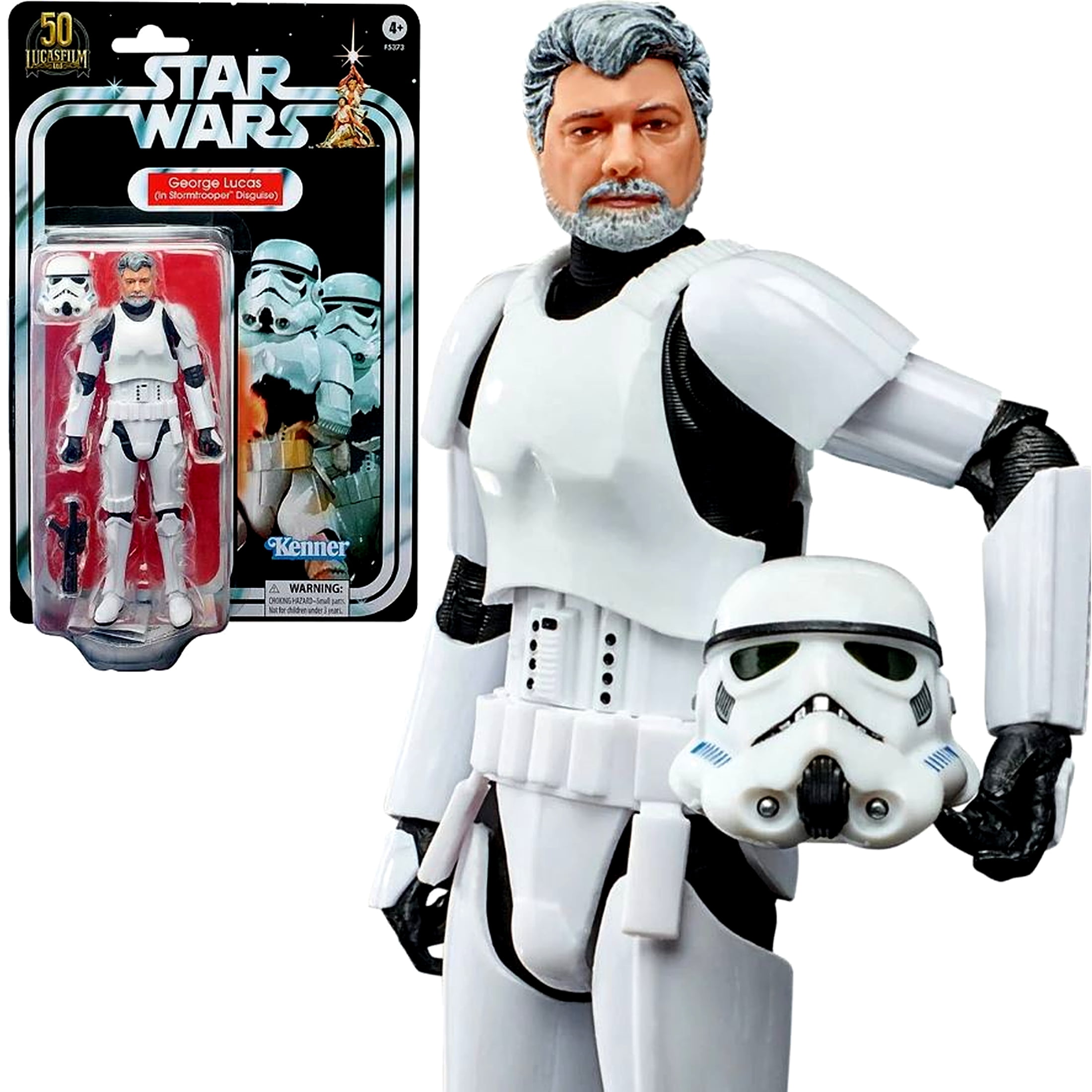 Star Wars The Black Series George Lucas (in Stormtrooper Disguise) 6-Inch Action Figure