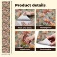 thumbnail image 5 of Vintage Floral Contact Paper Peel and Stick Wallpaper Soft Pastel Art Print Gentle Light Shabby Edges 17.7in x 9.8ft Self Adhesive Removable Wall Paper for Nursery Bedroom Cabinets Drawers, 5 of 8