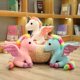 thumbnail image 3 of Peluche de unicornio ángel de 14/22/30 cm, bonito juguete de peluche, almohada de relleno suave, decoración del hogar, regalo de cumpleaños para niñas, 3 of 4