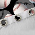 thumbnail image 4 of Erosebridal Boys Baseball Games Black Out Curtains,Ball Sport Theme Curtains Pack of 2 (42x63 Each) For Kids, 4 of 7