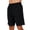 Black, variant on ZZwxWA Mens Workout Shorts Sports Fashion Casual Short Pants Printed Plus Size Male Shorts Workwear Elastic Summer Clothing Holiday Beach Loose Fit Trousers Quick-Dry Pockets Pants