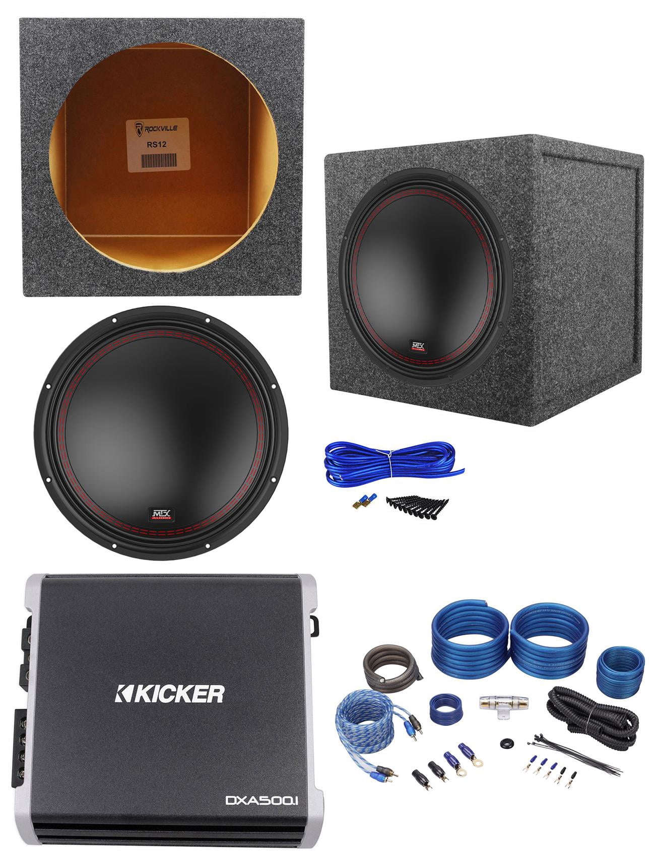 Sub Box Kit MTX 5512-44 12