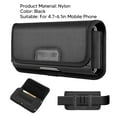 thumbnail image 4 of Phone Belt Pouch, Clip On Secured Antiscratch Nylon Belt Clip Phone Case  for Hiking, 4 of 7